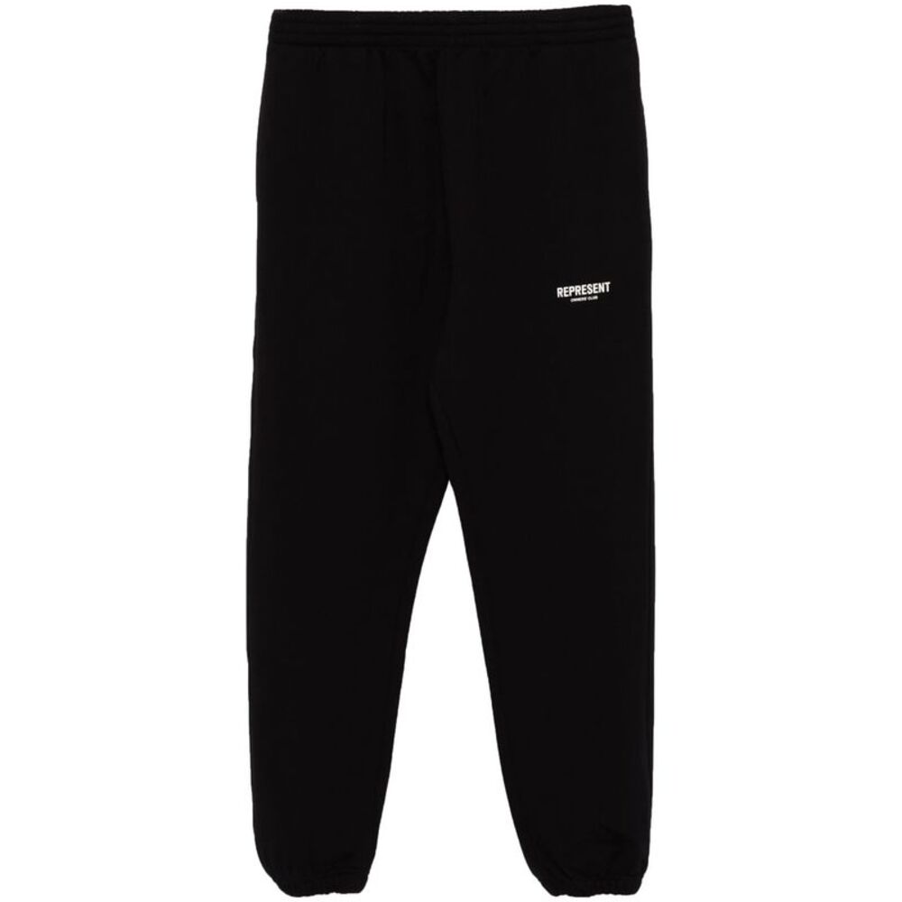 Represent Black Trousers - Track Pants Men